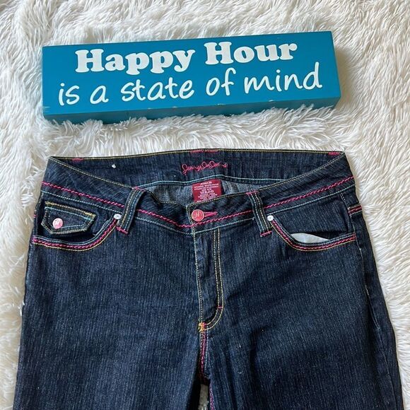 Apollo Jeans Jenny Jo Straight Leg Dark Wash Jeans Size 11/12 Vintage Y2K - Picture 6 of 9